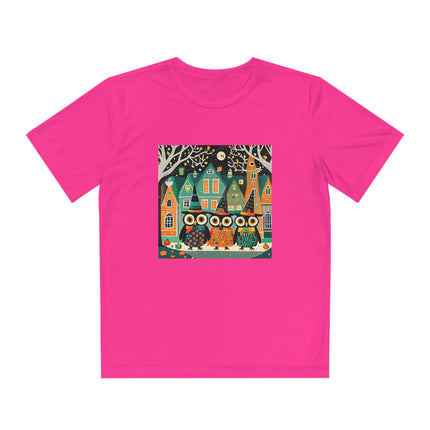 Night of the Trick-or-Treating Owlets Youth Competitor Tee