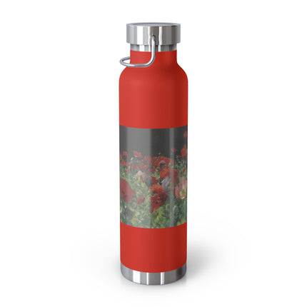 Poppies (A Study of Poppies for Carnation, Lily, Lily, Rose) by John Singer Sargent Copper Vacuum Insulated Bottle, 22oz