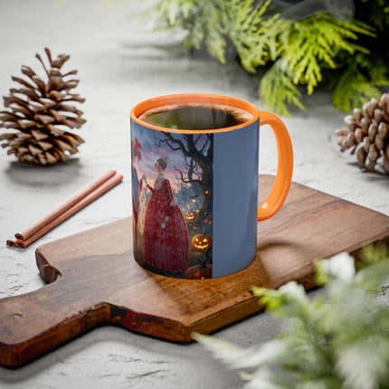 ♥️🎃 The Queen Of Hearts Halloween Masquerade Colorful Mug – Royal Halloween Fantasy