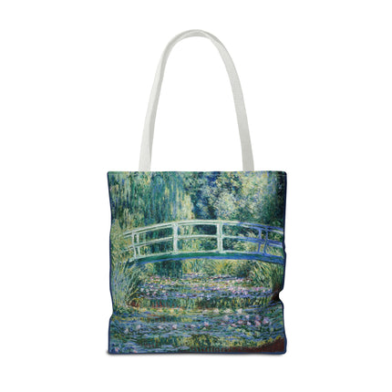 Water Lilies and Japanese Bridge by Claude Monet Tote Bag (AOP)