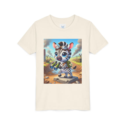 Zebra Lookout Youth Short Sleeve Tee