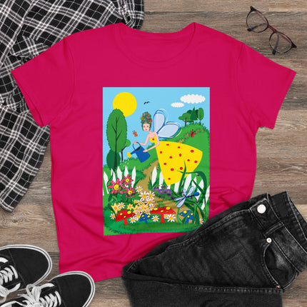 Garden Magic Women's Midweight Cotton Tee