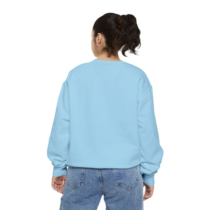 Black Cat in Kimono Unisex Garment-Dyed Sweatshirt