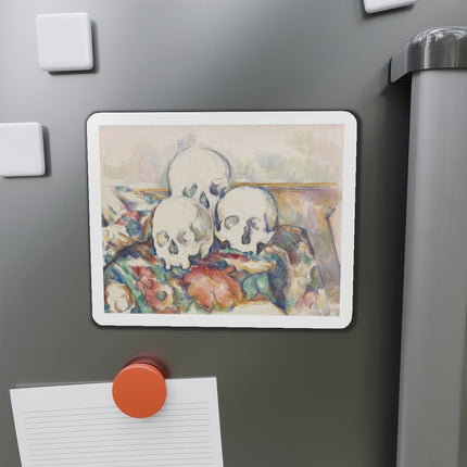The Three Skulls by Paul Cézanne Die-Cut Magnets (5 Sizes)