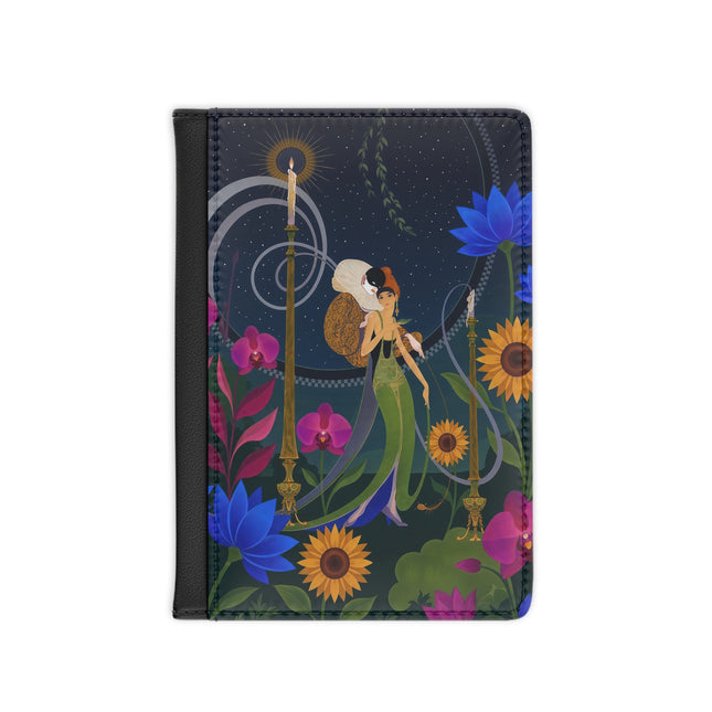 🌙🕯️ The Lady Of The Midnight Garden Passport Cover – Art Deco Nocturne