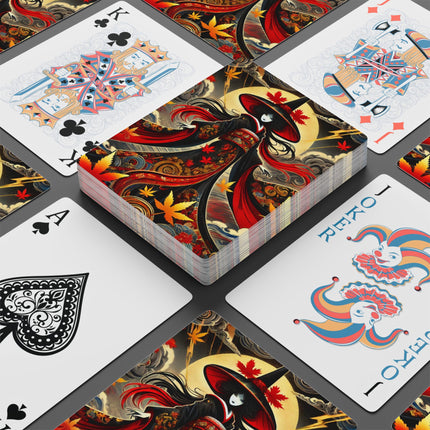 Kabuki Witch Playing Cards