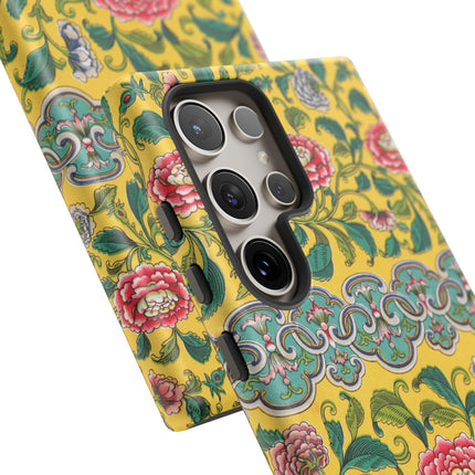 Chinese Floral Illustration by Owen Jones Phone Cases
