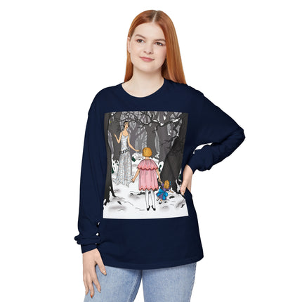 Fairy Tale Elegance Unisex Garment-dyed Long Sleeve T-Shirt