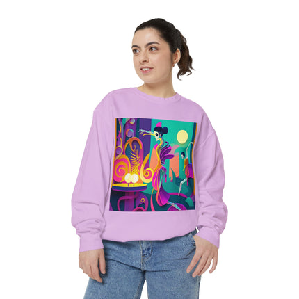 Dance of the Skeleton Ballerinas Unisex Garment-Dyed Sweatshirt