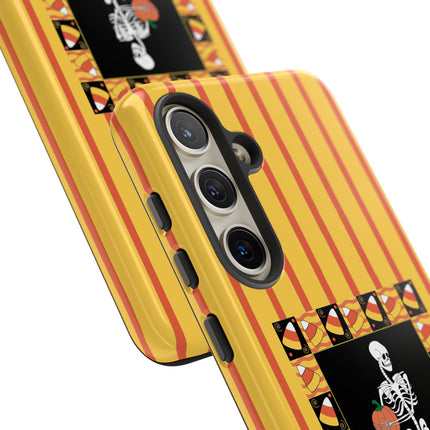 Candy Corn Skeleton Phone Cases