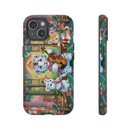 Melodies of the Snow Lion Cub Phone Cases