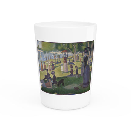 A Sunday on La Grande Jatte by Georges Seurat Ceramic Shot Glass