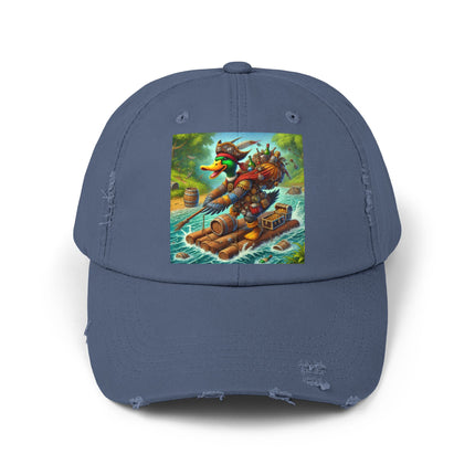 The Daring Drake Unisex Distressed Cap