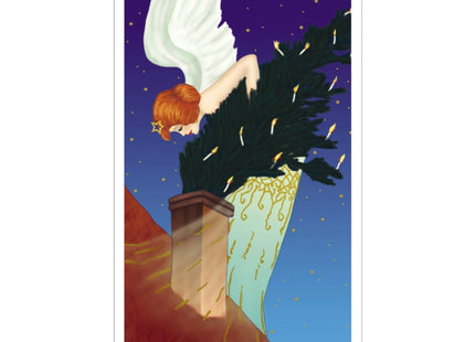 The Christmas Angel Kiss-Cut Stickers (4 Sizes)