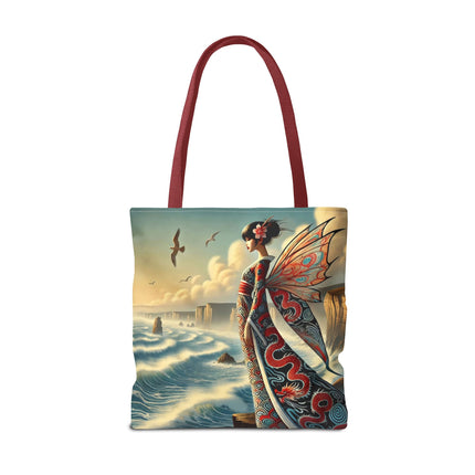 The Coastal Fairy Tote Bag – Serene Grace & Oceanic Magic