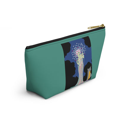 Butterfly Enchantress Cosmetic Bag – Ethereal Art Deco Magic & Pastel Dream