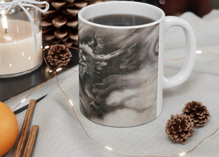 Japanese dragon by Yamada Dōa Ceramic Mug 11oz
