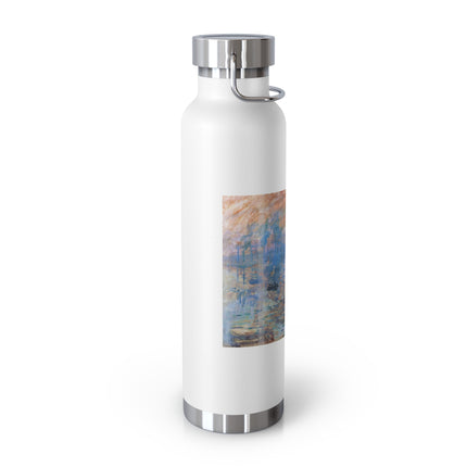 Sunrise by Claude Monet Copper Vacuum Insulated Bottle, 22oz