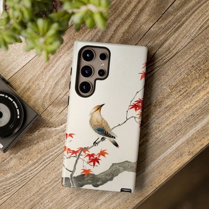 Japanese Bird on Maple by Ohara Koson Phone Cases