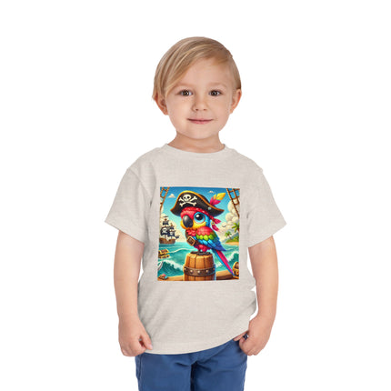 Captain Parrot and the Treasure Seas Toddler Short Sleeve Tee