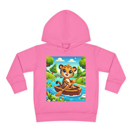 Little Explorer on the River Toddler Pullover Fleece Hoodie