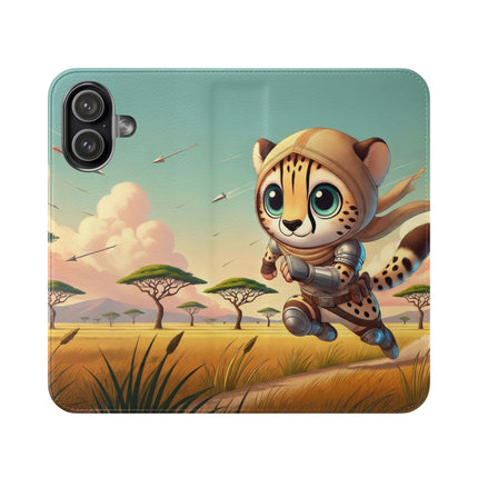 🐆⚡ Swift Cheetah Flip Case – Speed, Freedom & Untamed Adventure