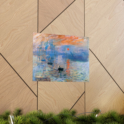Sunrise by Claude Monet Matte Horizontal Posters