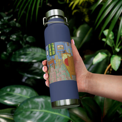 The Bedroom by Vincent van Gogh Copper Vacuum Insulated Bottle, 22oz