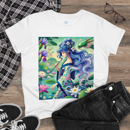 Fairy of the Koi Pond Cotton Tee