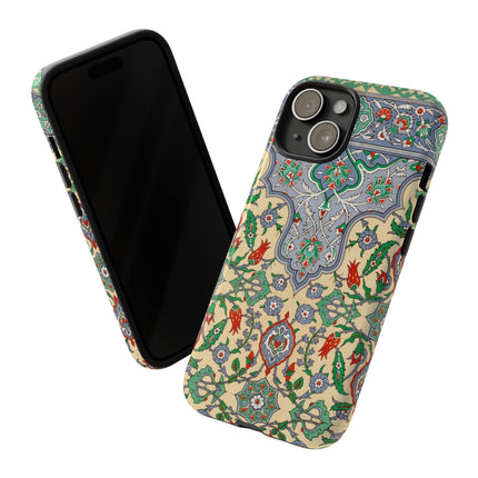 Arabic Art Pattern, Plate by Emile Prisse d’Avennes Phone Cases