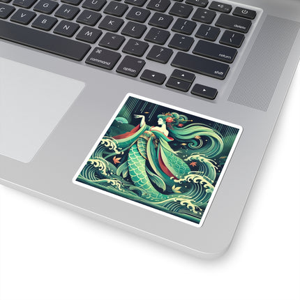 Mermaid Queen Rising from the Deep Kiss-Cut Stickers (4 Sizes)