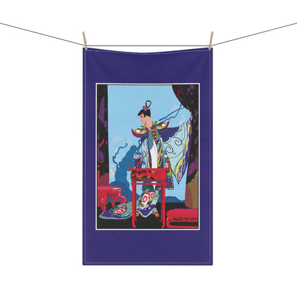 A Visual Journey by Umberto Brunelleschi Kitchen Towel