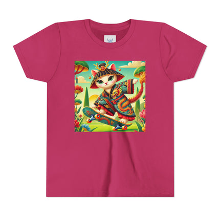 Dragon Dance on Wheels Youth Short Sleeve Tee