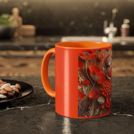 Poppy Fairy Colorful Mugs (11oz, 15oz)