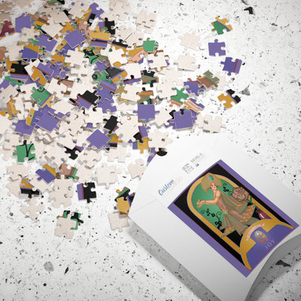 October & Opal, Tourmaline (from the Gem Series) by Sofia Chiostri Puzzle (110, 252, 500-Piece)