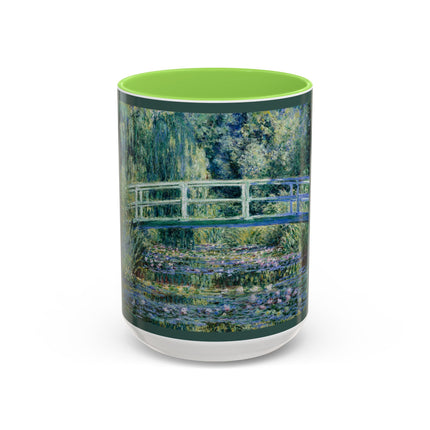 Water Lilies and Japanese Bridge by Claude Monet Colorful Mugs (11oz, 15oz)
