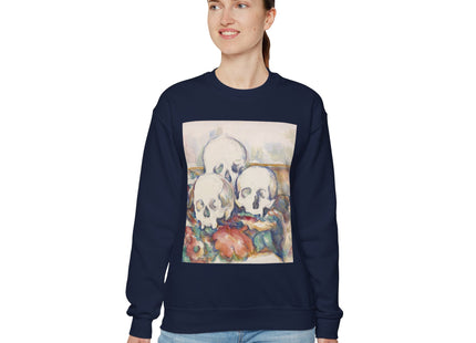 The Three Skulls by Paul Cézanne Unisex Heavy Blend™ Crewneck Sweatshirt