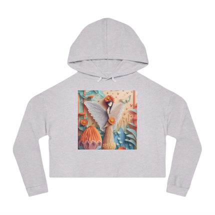 Zinnia Fairy Cropped Hooded Sweatshirt