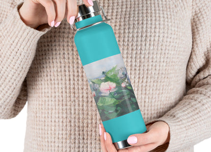 Water Lilies by Karl Hagemeister Copper Vacuum Insulated Bottle, 22oz