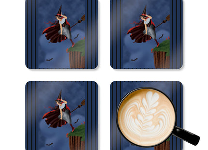 The Enchanted Witch Corkwood Coaster Set