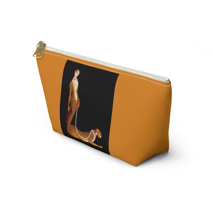 Leopard Queen Cosmetic Bag – Wild Glamour & Art Deco Elegance