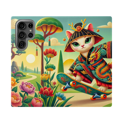 🛹🐉 Dragon Dance on Wheels Flip Case – Bold Adventure & Dynamic Grace