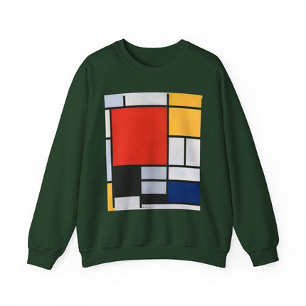 Composition with Red, Yellow, Blue, and Black by Piet Mondrian Heavy Blend™ Crewneck Sweatshirt