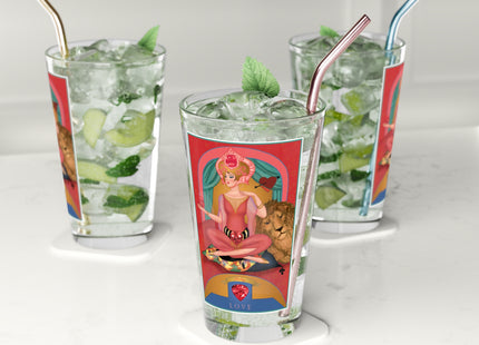 July & Ruby Zodiac Pint Glass