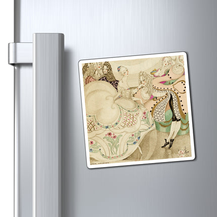 Sur talons rouges (On Red Heels) pl 01 by Gerda Wegener Magnets (3 Sizes)