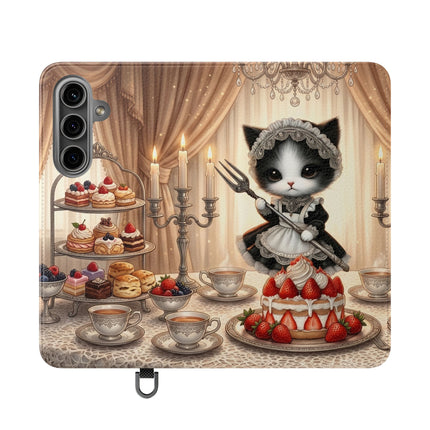🍓🐱 The Patisserie Kitten Flip Case – Sweet Charm & Storybook Delight