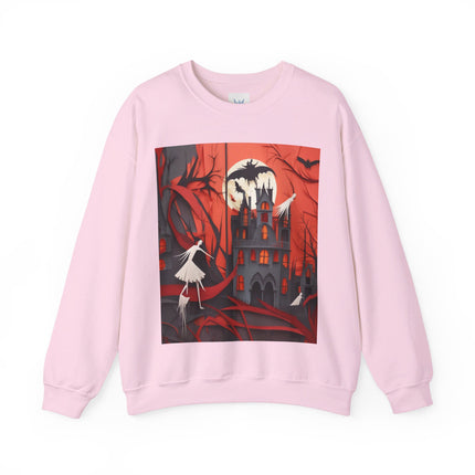 Halloween Night Scene Unisex Heavy Blend™ Crewneck Sweatshirt