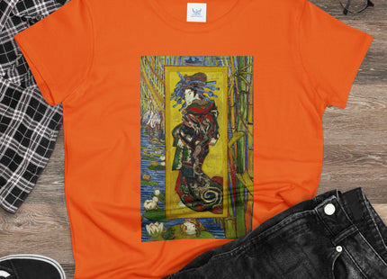 Courtesan (after Eisen) by Vincent van Gogh Women's Midweight Cotton Tee