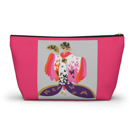 Butterfly Kimono Cosmetic Bag – Elegant Japanese Fantasy & Whimsical Grace