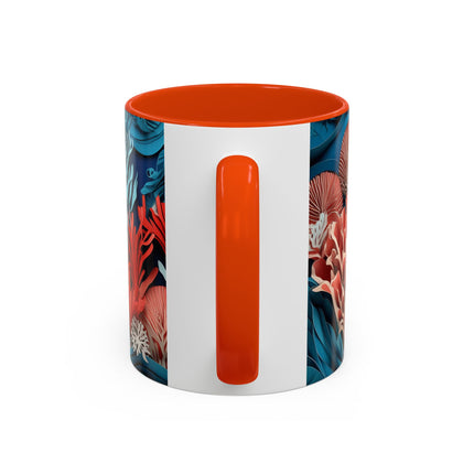 Enchanting Underwater Scene Colorful Mugs (11oz, 15oz)